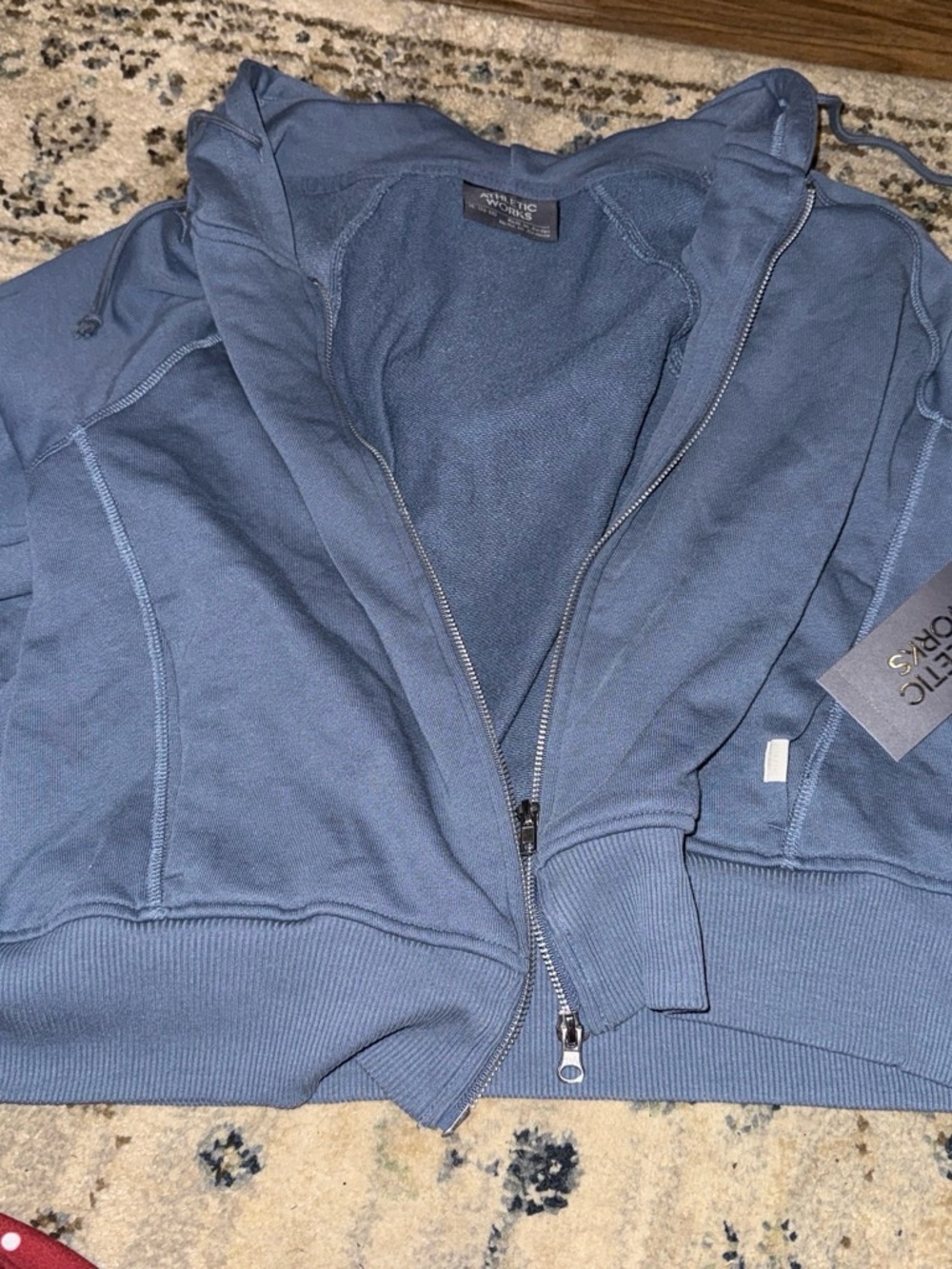 Athletic Works Women's Zip-Up Hoodie - Slate Blue